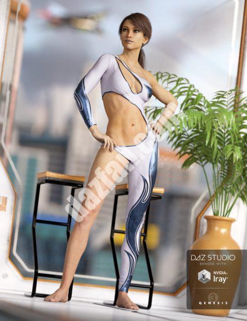 [daz服装] 创世纪3女性性感紧身衣-DAZ爱好者