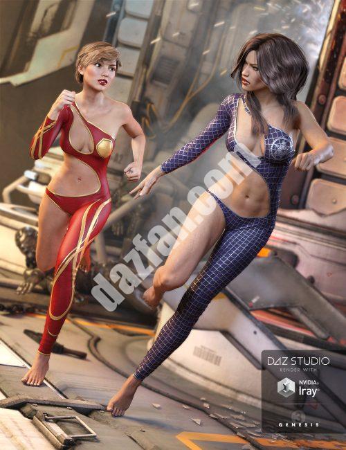 [daz服装] 性感的紧身衣纹理创世纪3-DAZ爱好者