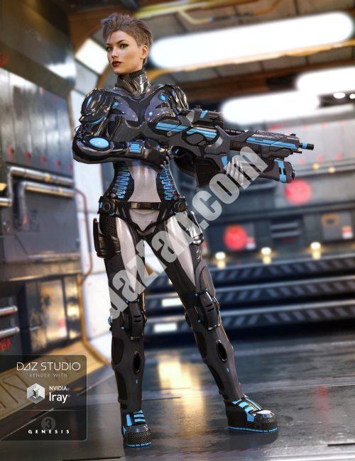 [daz服装] 《创世纪3》女套装-DAZ爱好者
