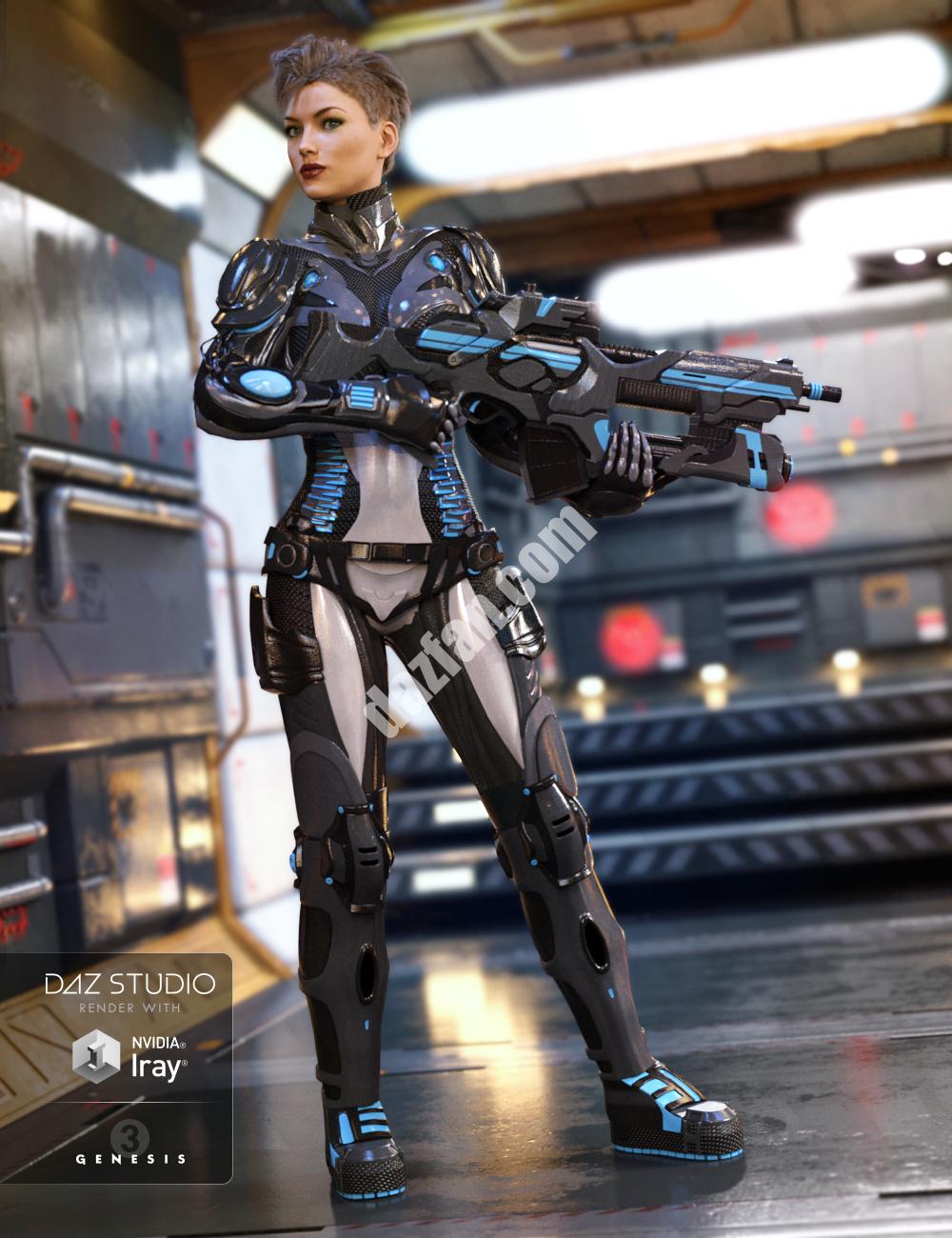 [daz服装] 《创世纪3》女套装-DAZ爱好者