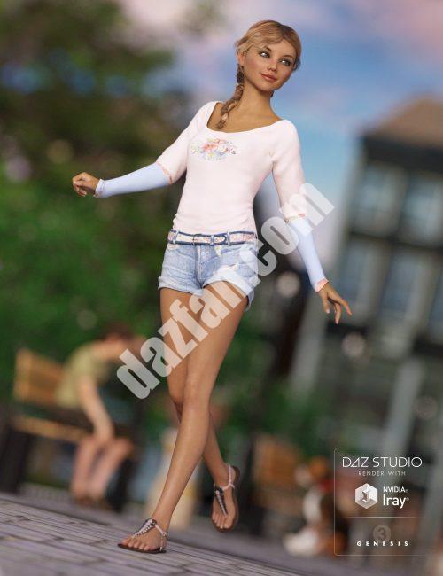 [daz服装] 创世纪3女性夏季流行服饰-DAZ爱好者