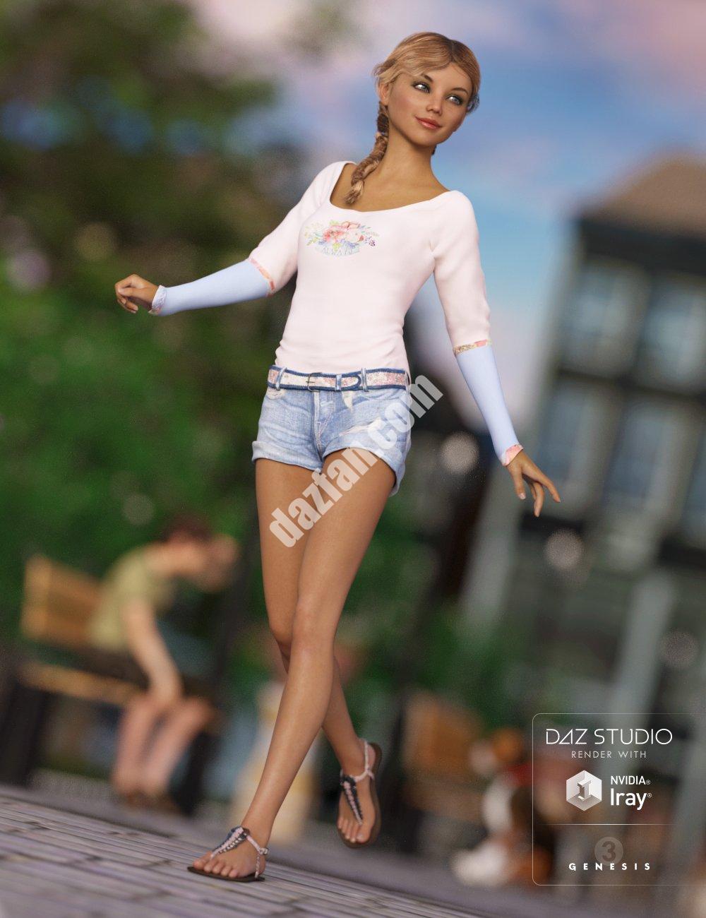 [daz服装] 创世纪3女性夏季流行服饰-DAZ爱好者