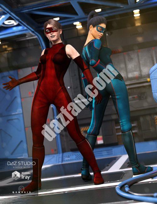 [daz服装] 超级紧身衣行星纹理创世纪3女性-DAZ爱好者