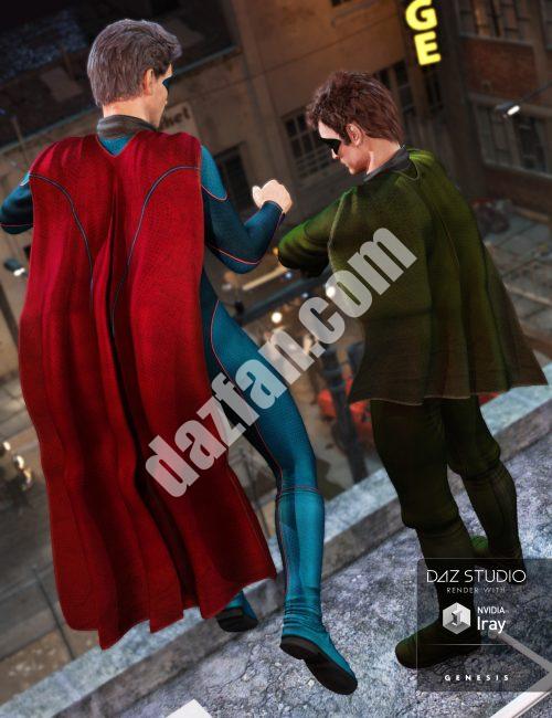 [daz服装] 超级英雄海角新英雄纹理G3-DAZ爱好者