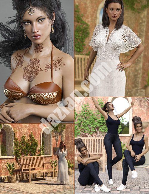 [daz服装] Sushmita Bundle G3-DAZ爱好者