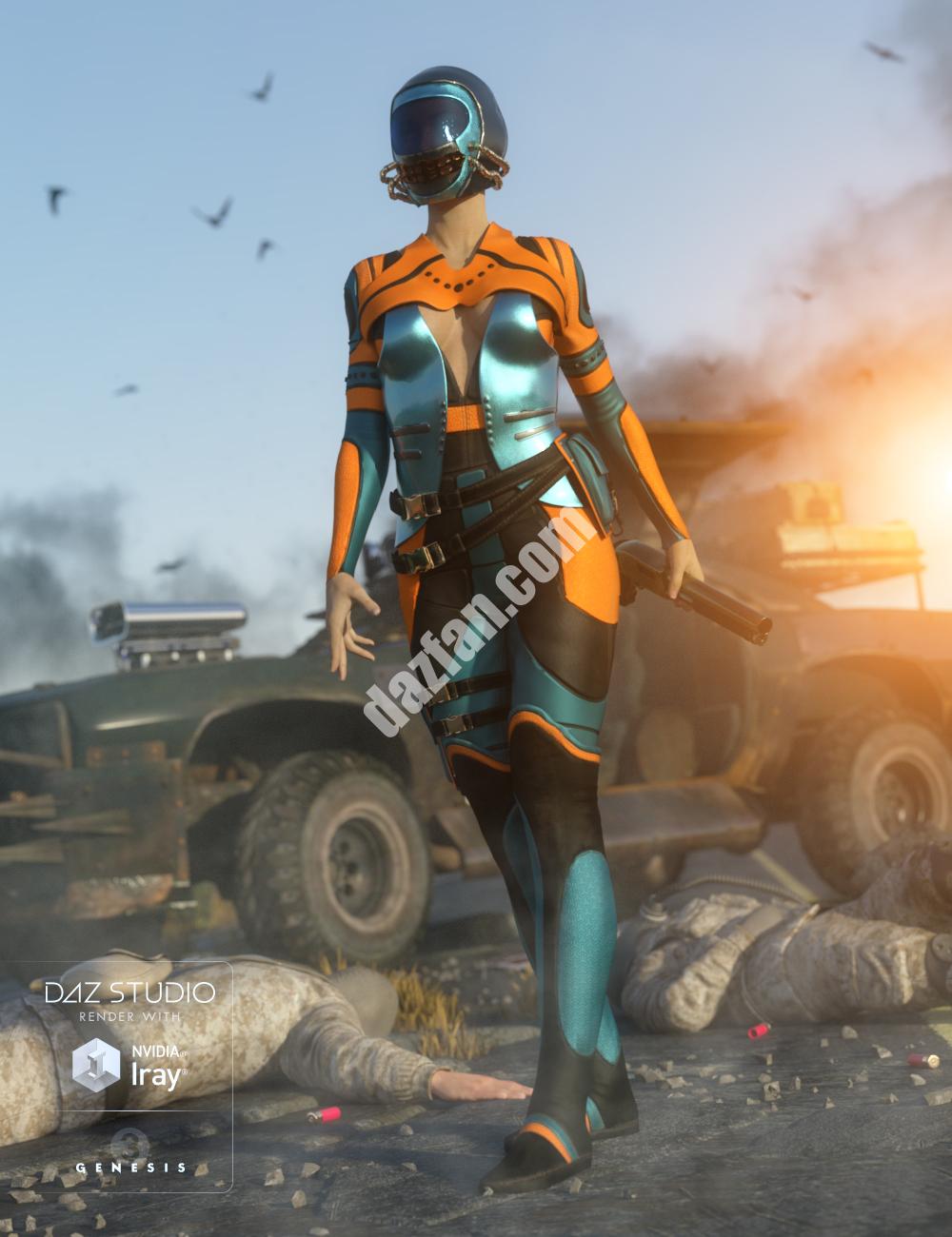 [daz服装] 创世纪3中女性的守护者服装-DAZ爱好者