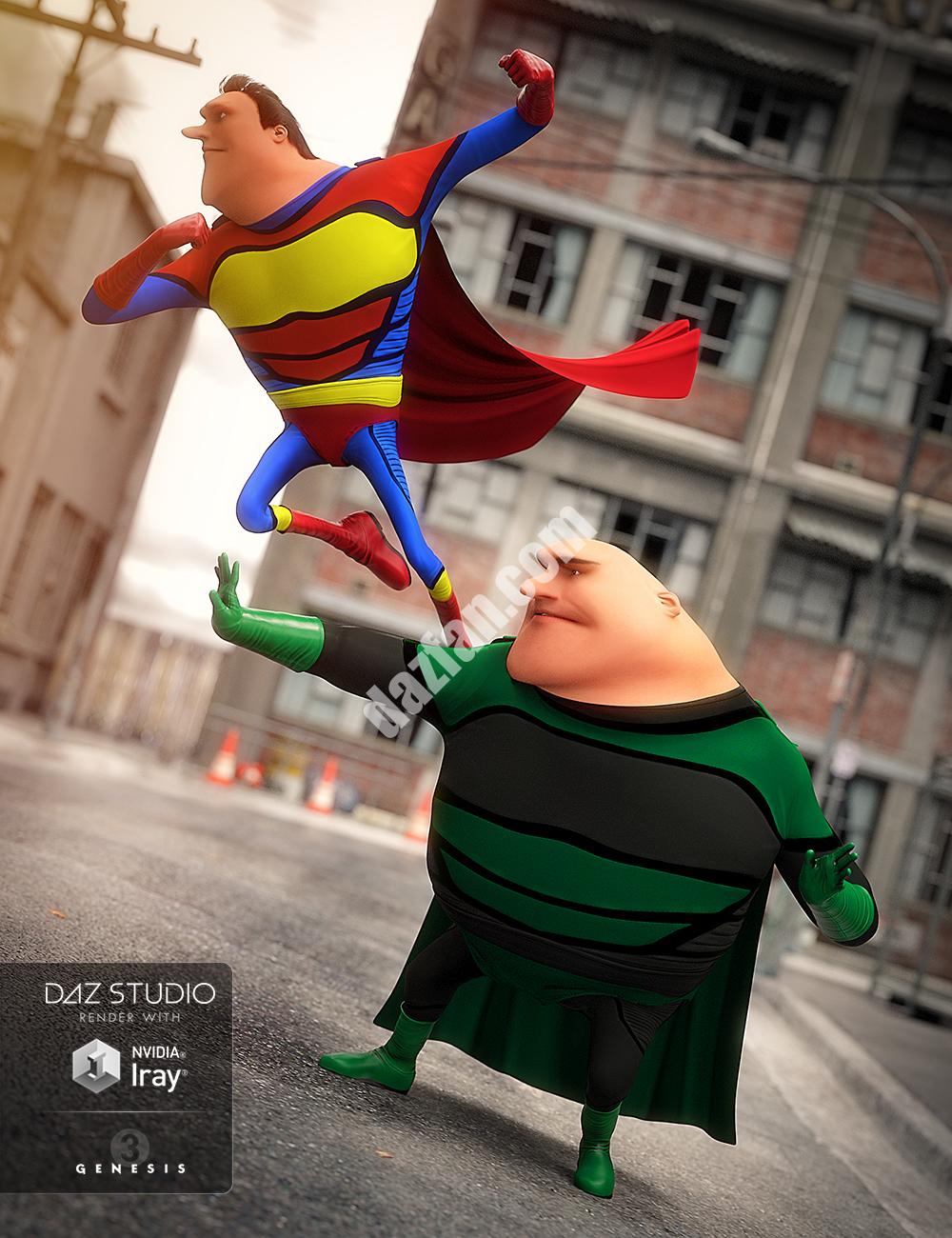 [daz服装] 香椿超级男服纹理-DAZ爱好者