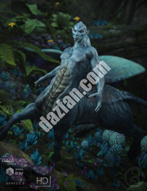 [daz服装] 掠夺者半人马7号男性半人马装备-DAZ爱好者