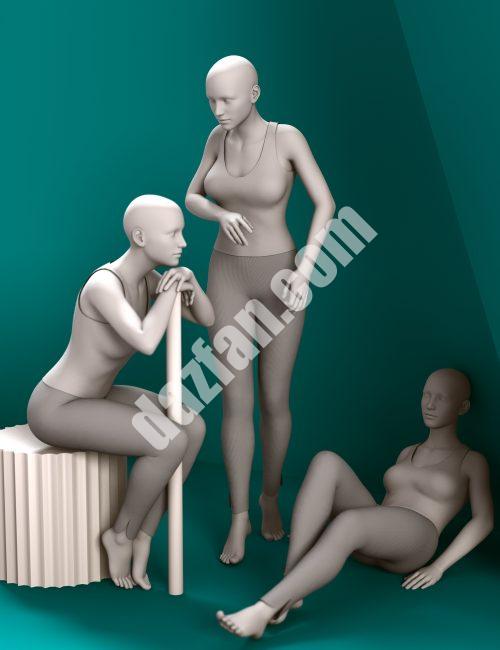 [daz姿势] 永远是淑女-DAZ爱好者