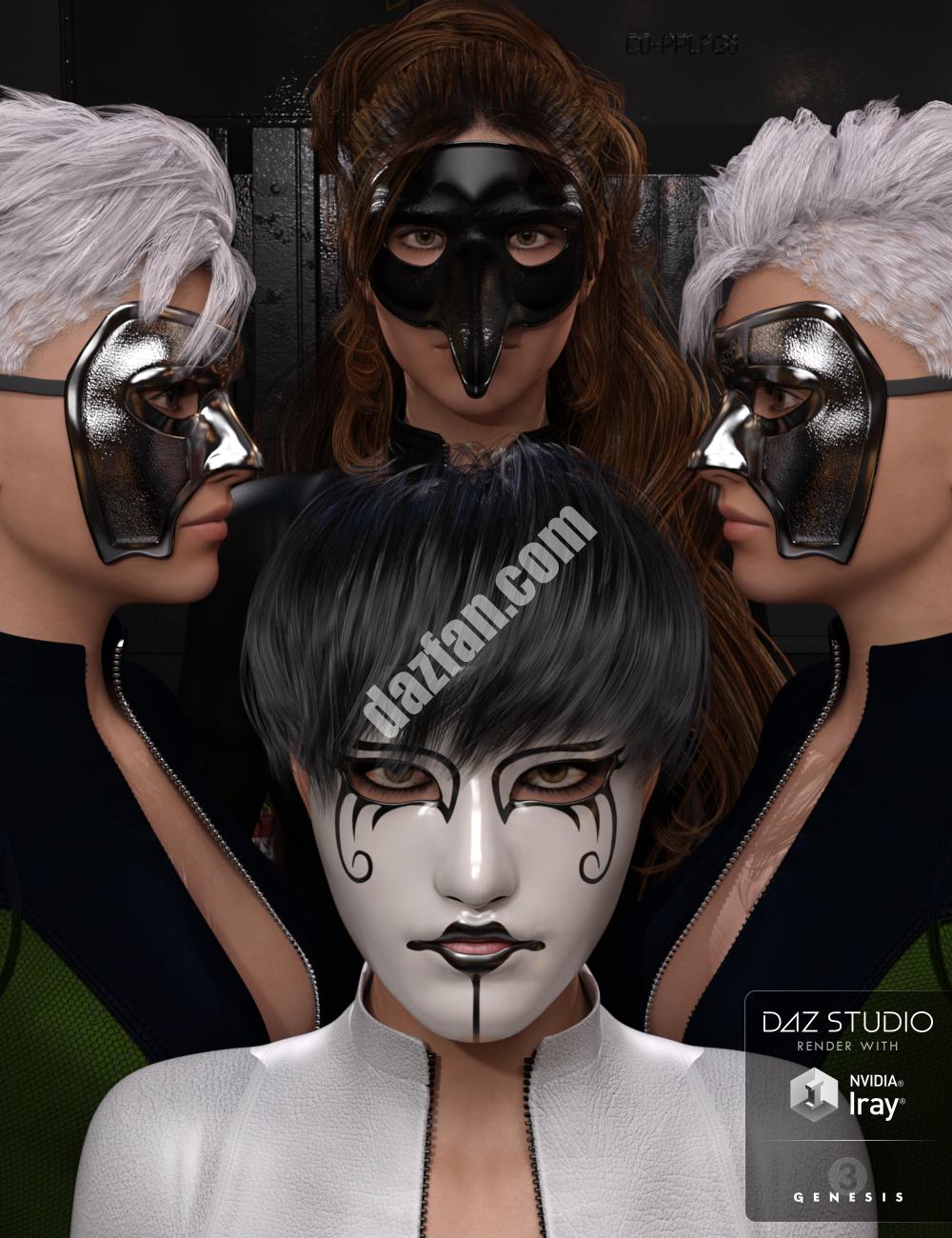 [daz服装] 神奇的面具-伊拉克创世纪3女(s)-DAZ爱好者