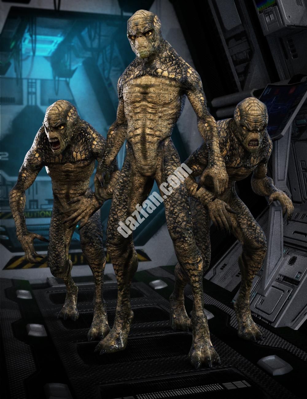 [daz姿势] 创世纪3外星X的基本姿势-DAZ爱好者