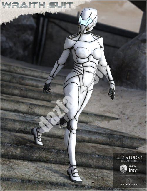 [daz服装] HFS Wraith套装(创世纪2和3女性)-DAZ爱好者