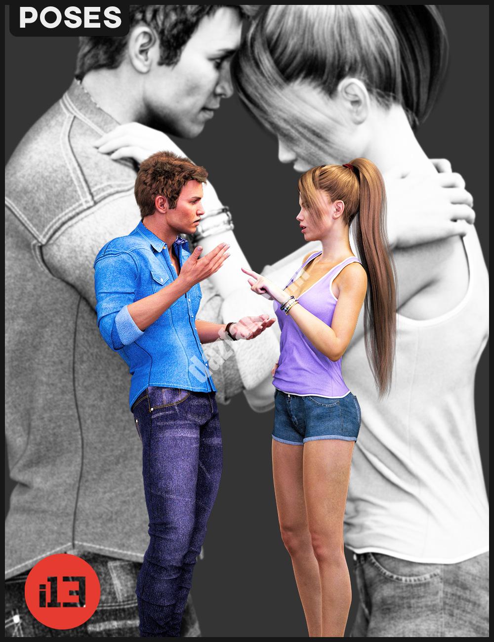 [daz姿势] i13 争吵与和解-DAZ爱好者