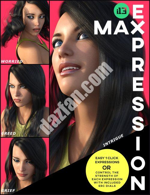 [daz姿势] i13 MAX 女性起源3表达-DAZ爱好者