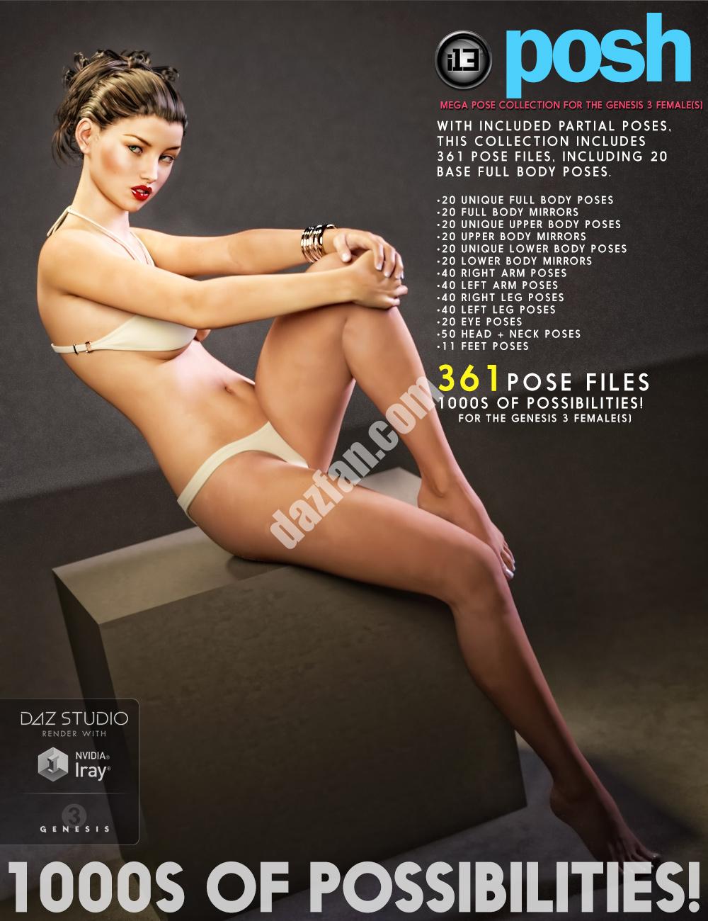 [daz姿势] i13 高贵的-DAZ爱好者