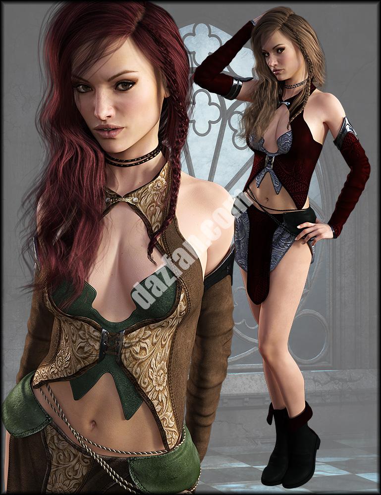 [daz服装] 无辜女巫纹理-DAZ爱好者