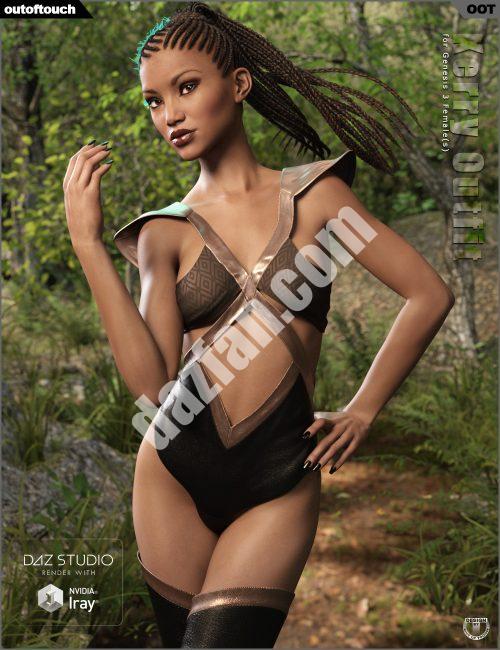 [daz服装] 凯瑞《创世纪3》女性套装-DAZ爱好者