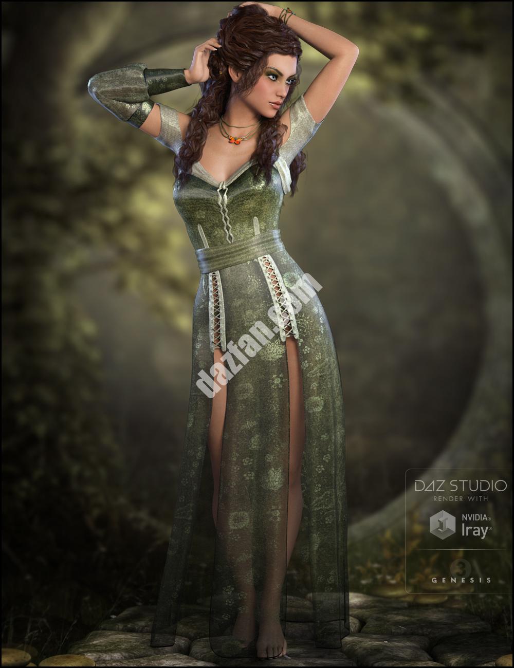 [daz服装] Lothriel《创世纪3》女性套装-DAZ爱好者
