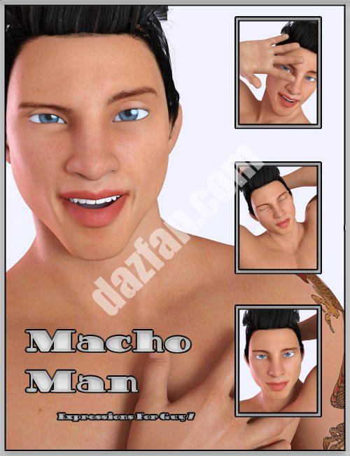 [daz姿势] 有男子气概的男人表达-DAZ爱好者