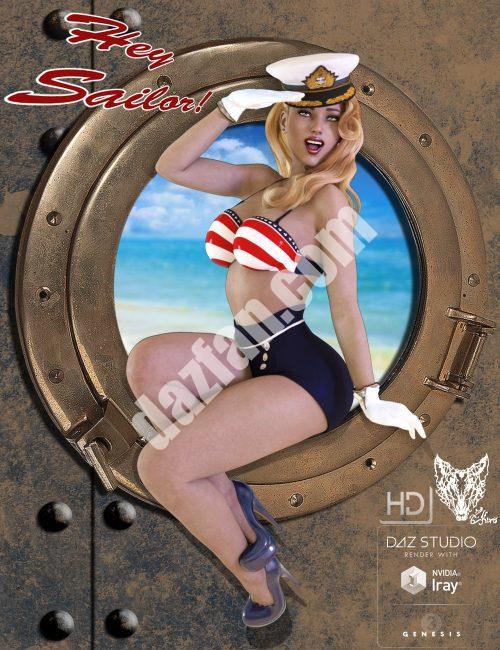 [daz服装] 钉住船长G3-DAZ爱好者