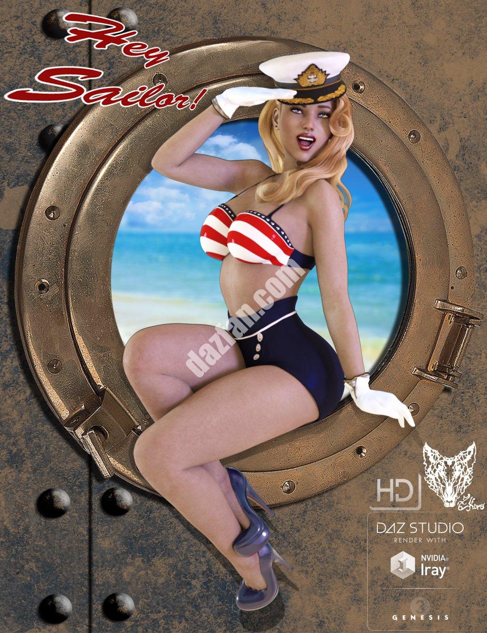[daz服装] 钉住船长G3-DAZ爱好者