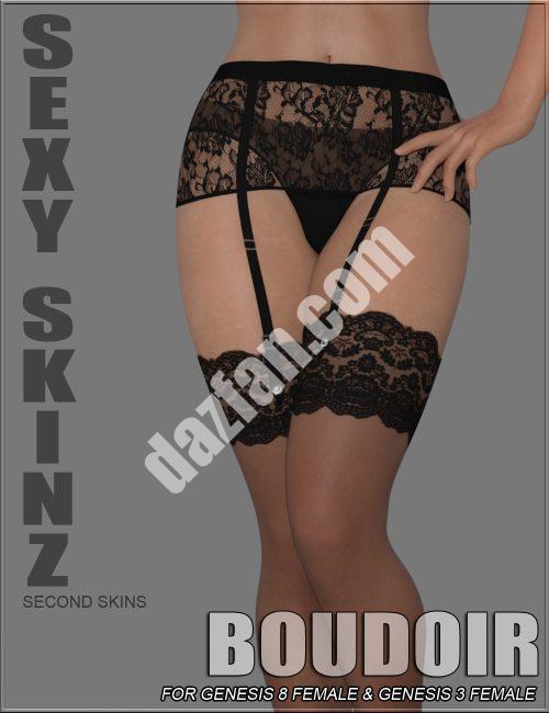 [daz服装] 性感皮肤-闺房创世纪8女性和创世纪3女性(s)-DAZ爱好者
