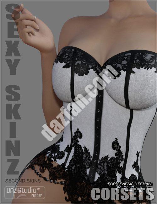 [daz服装] 性感皮肤-紧身胸衣创世纪3-DAZ爱好者
