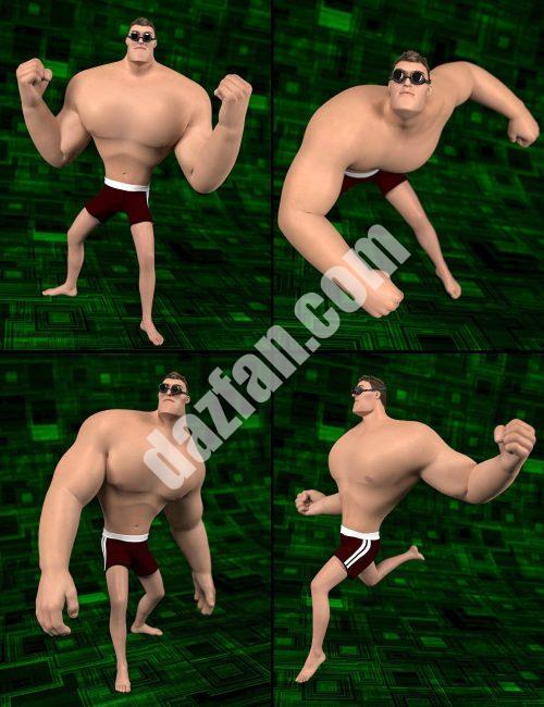 [daz姿势] 强人为墨菲斯摆姿势-DAZ爱好者