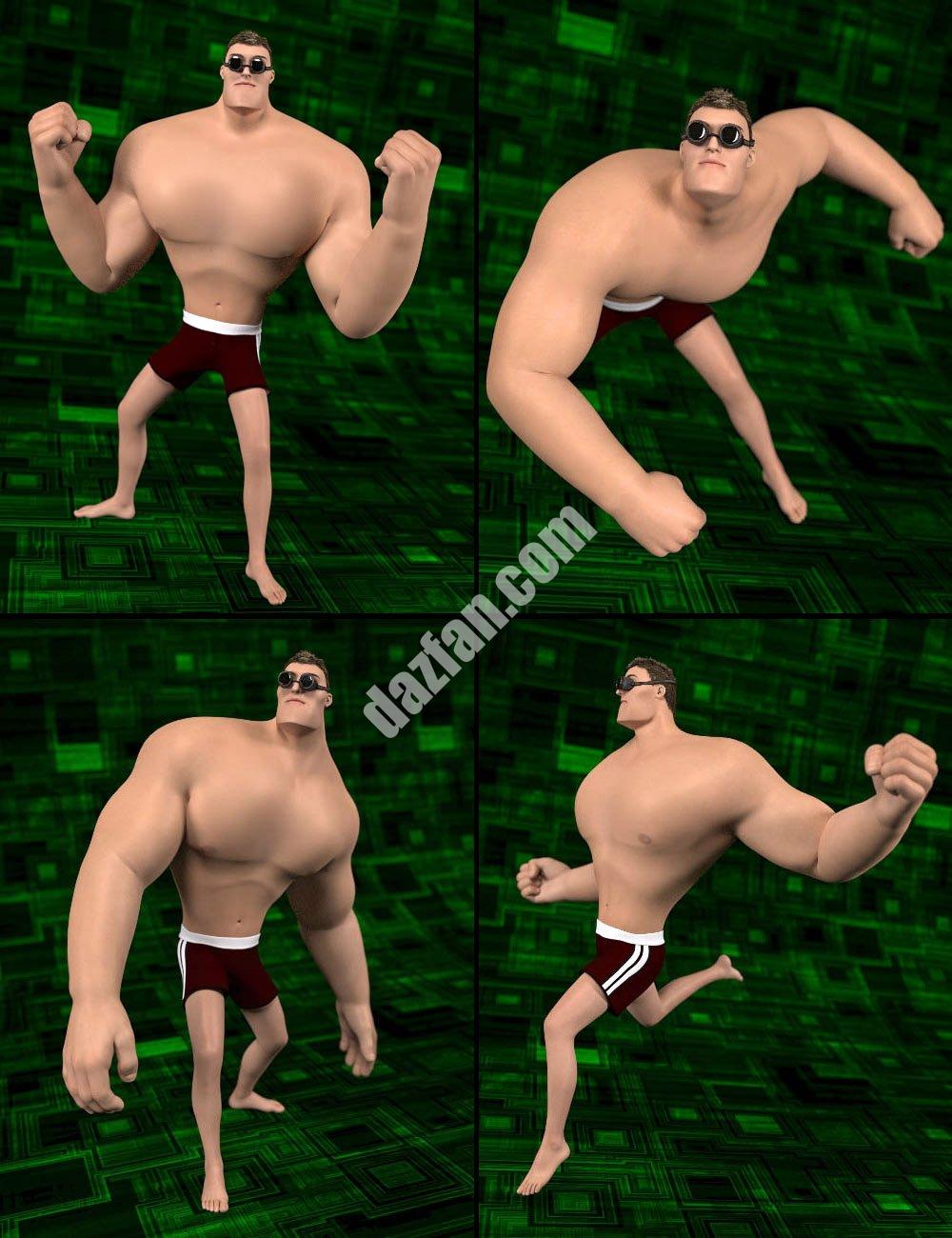 [daz姿势] 强人为墨菲斯摆姿势-DAZ爱好者