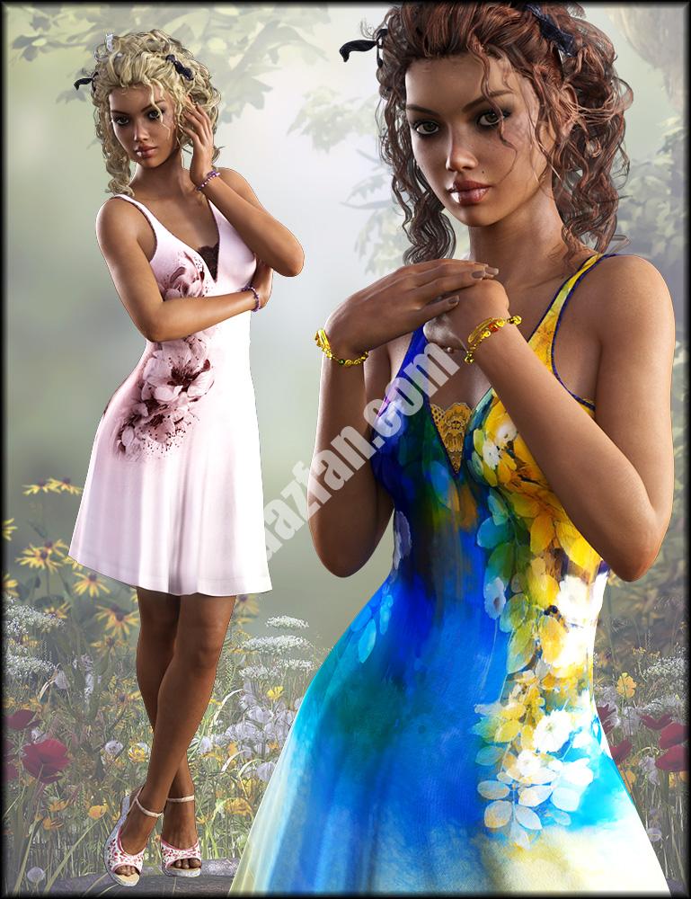 [daz服装] 夏季单件装纹理G3-DAZ爱好者