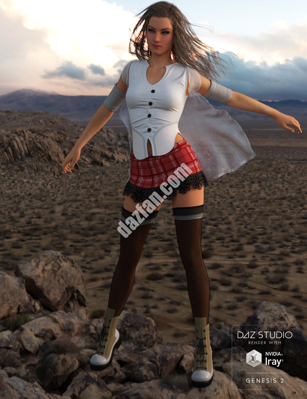 [daz服装] 创世纪3女性的无名英雄线-DAZ爱好者