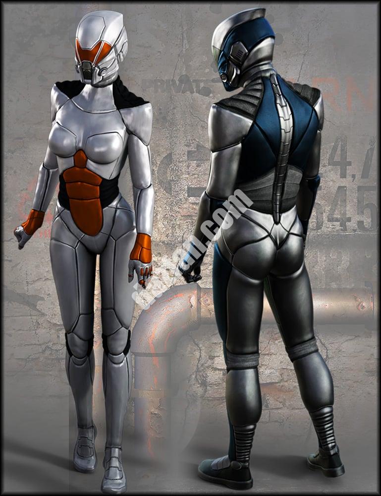 [daz服装] HFS幽灵服纹理-DAZ爱好者