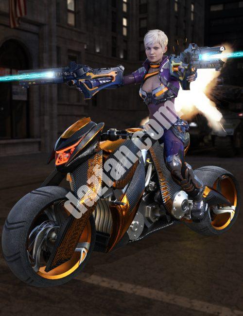 [daz服装] 创世纪3女性版银河赛车服-DAZ爱好者