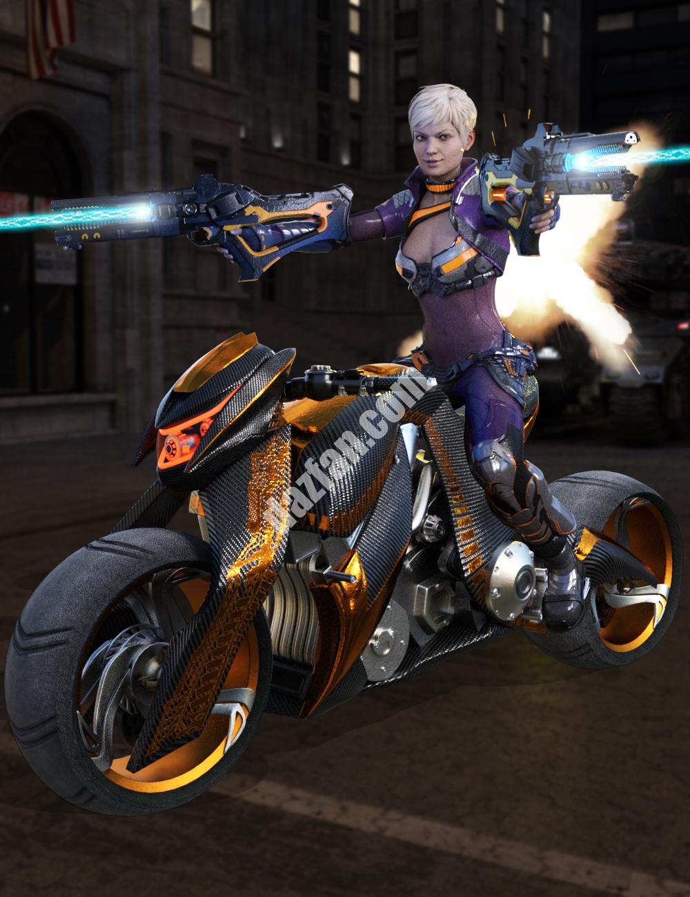 [daz服装] 创世纪3女性版银河赛车服-DAZ爱好者