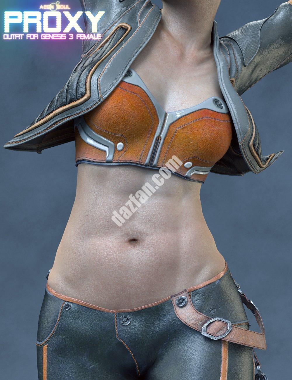 [daz服装] 创世纪3女性的代理服装-DAZ爱好者