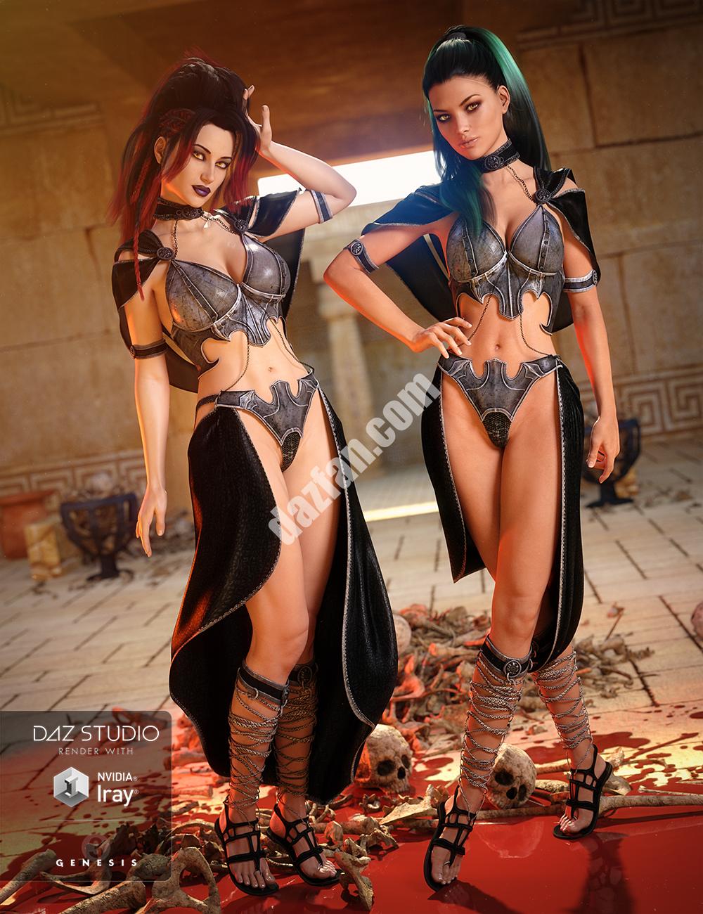 [daz服装] 创世纪3女套装Sunward Bliss-DAZ爱好者