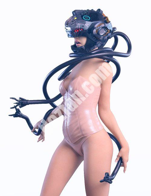 [daz服装] 科幻美杜莎创世纪3女-DAZ爱好者