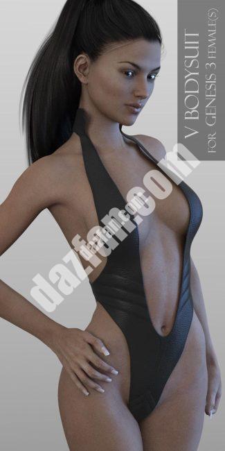 [daz服装] G3F的v型紧身衣-DAZ爱好者