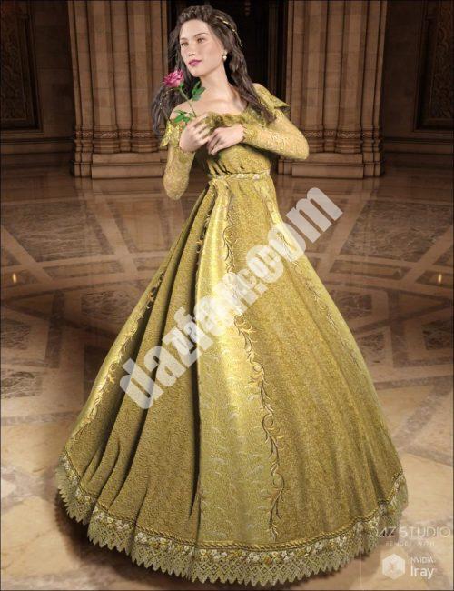 [daz服装] 美女与贝儿-DAZ爱好者