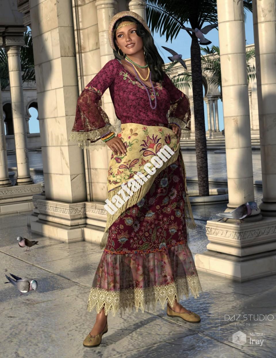 [daz服装] Gitanilla-DAZ爱好者