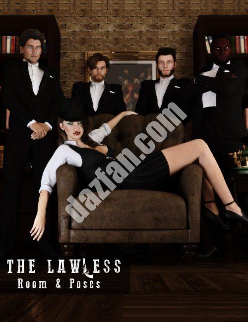 [daz姿势] 无法无天的房间和姿势-DAZ爱好者