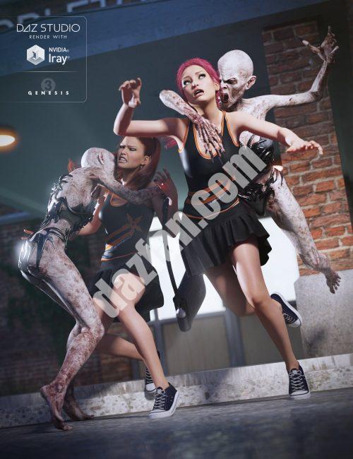 [daz姿势] 给拉维尼娅的永恒之夜姿势-DAZ爱好者