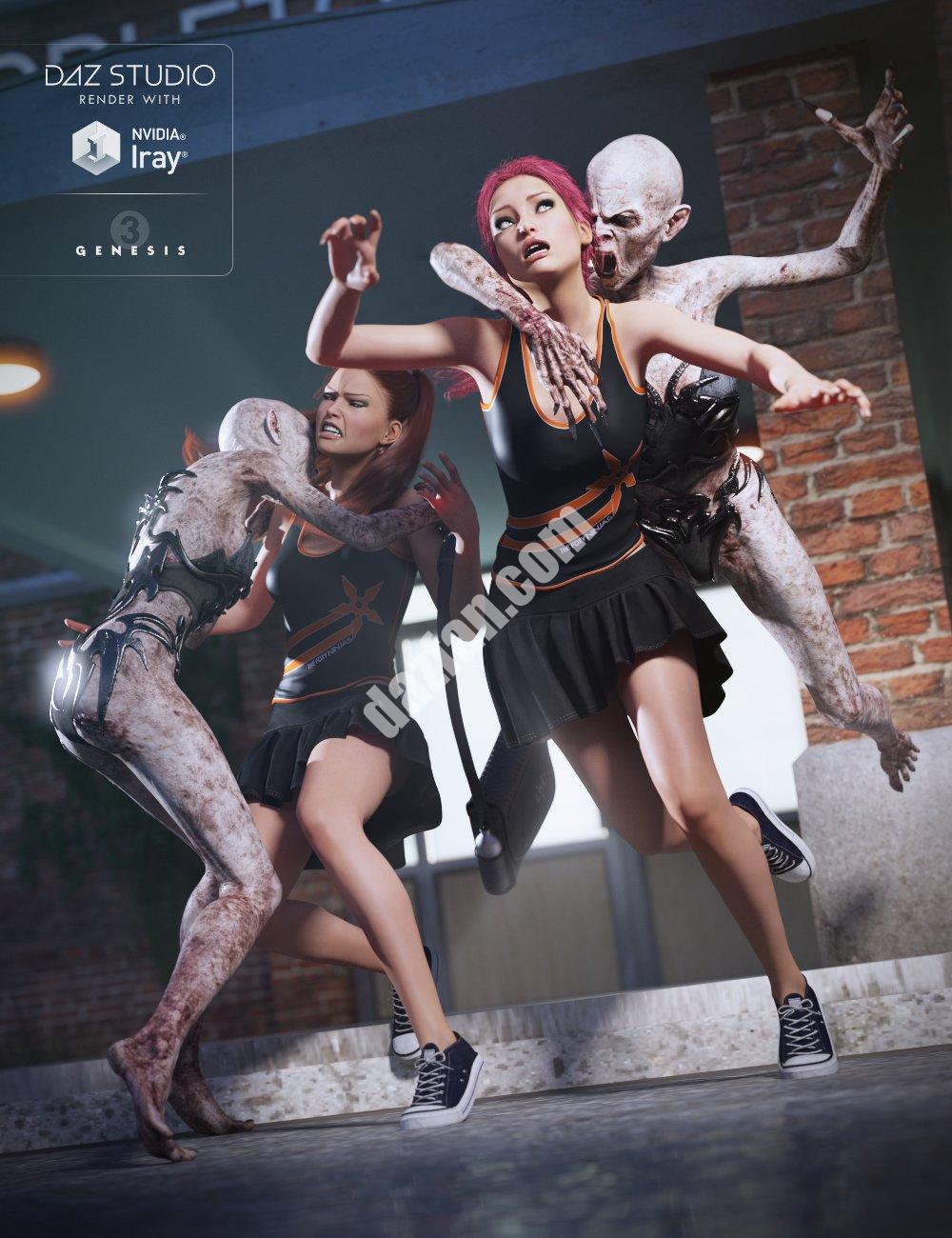 [daz姿势] 给拉维尼娅的永恒之夜姿势-DAZ爱好者