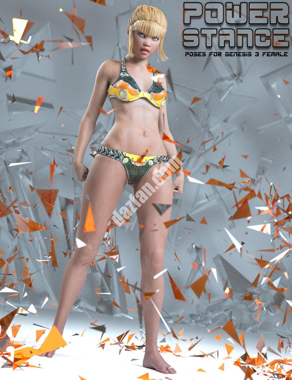 [daz姿势] 创世纪3女性的力量姿势-DAZ爱好者