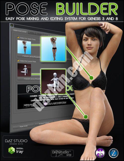 [daz姿势] 姿势生成器创世纪3-DAZ爱好者
