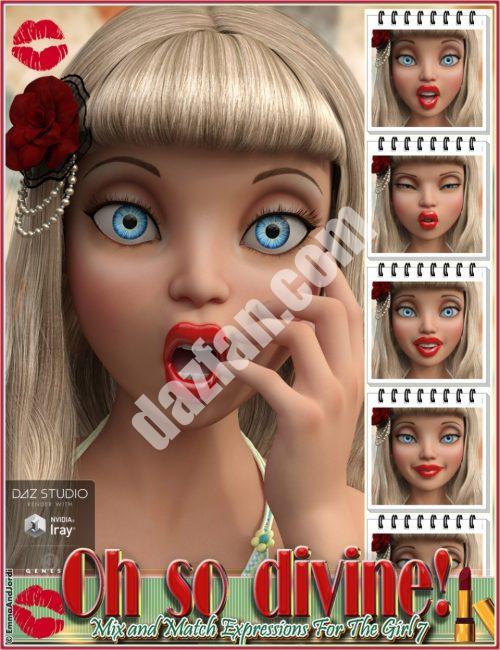 [daz姿势] 《少女7》和《创世纪3》女性的混搭表达-DAZ爱好者