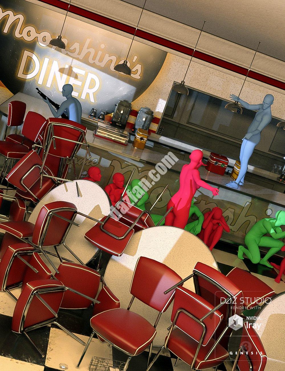 [daz姿势] 月光是创世纪3的最后一个符号-DAZ爱好者