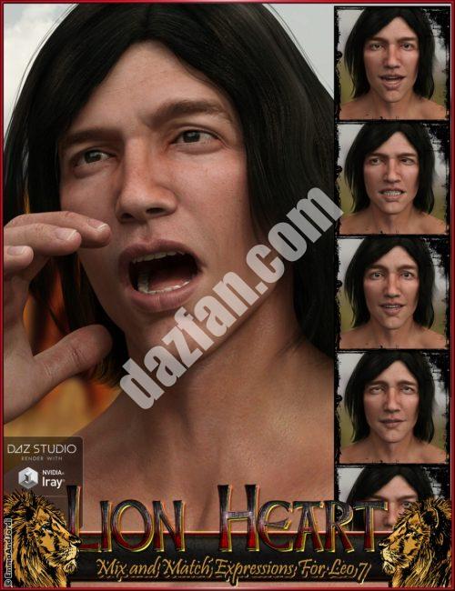 [daz姿势] 狮子心混合搭配的表达-DAZ爱好者