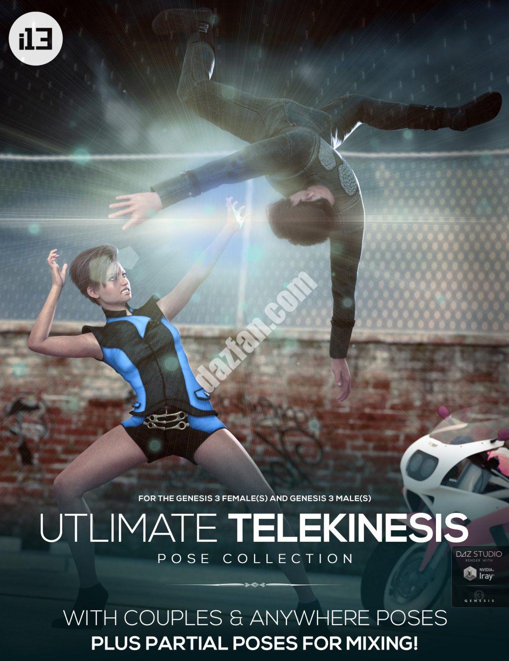 [daz姿势] i13终极心灵遥感姿势收集-DAZ爱好者