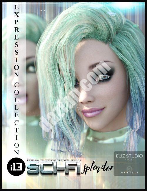 [daz姿势] i13对创世纪3中的女性的科幻华丽表达-DAZ爱好者